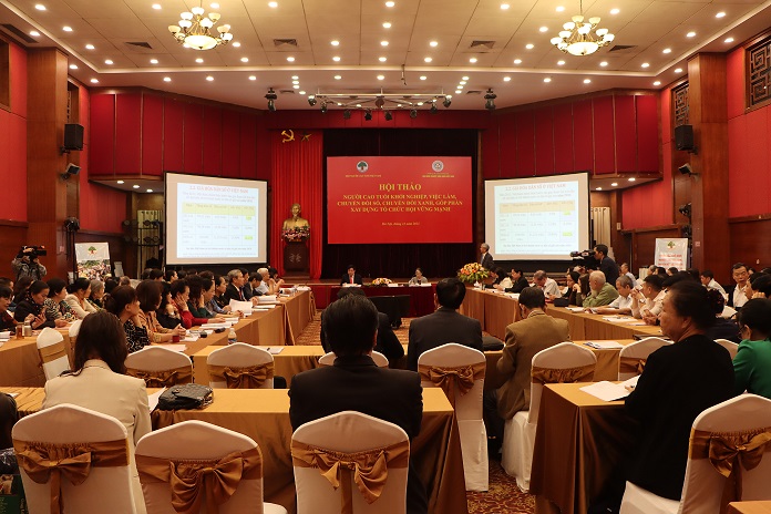 Trung ương Hội NCT Việt Nam: Tổ chức Hội thảo “NCT khởi nghiệp, việc làm, chuyển đổi số, chuyển đổi xanh góp phần xây dựng tổ chức Hội vững mạnh”